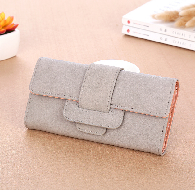 Female Suede Leather Purse