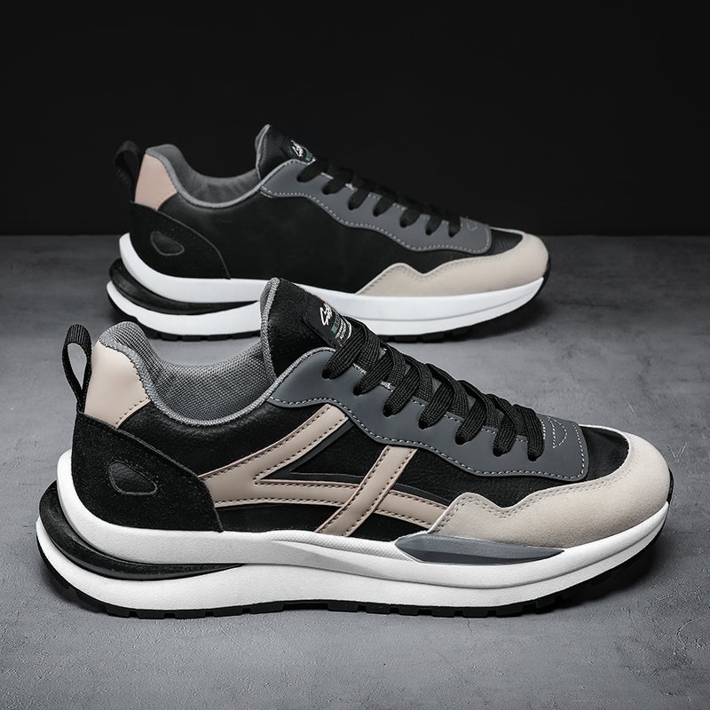 New Arrival Men's Shoes, Autumn & Winter Trendy Soft Sole Casual Cortez Shoes, Retro Versatile Thick Platform Dad Shoes For Men