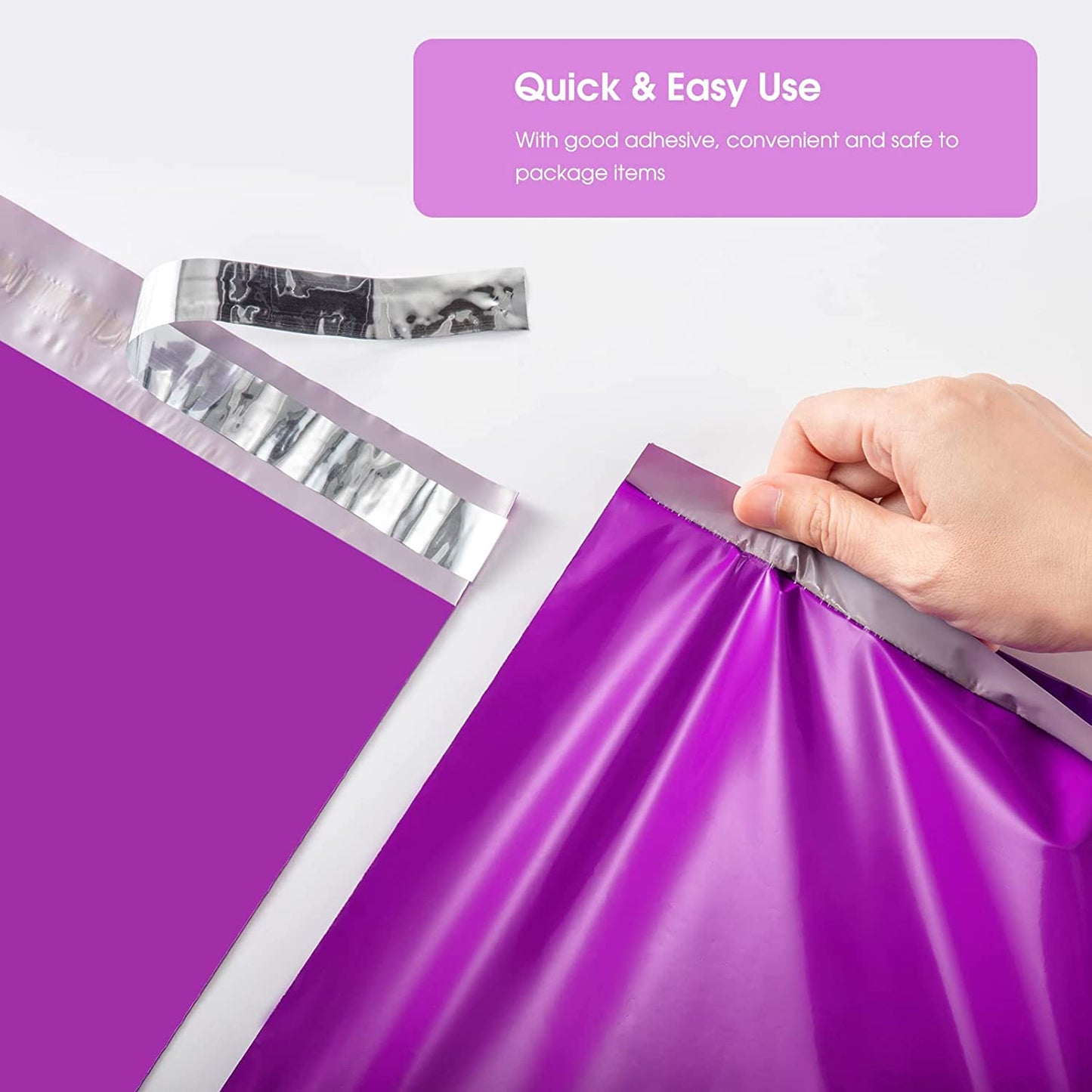 10x13 Poly Mailer Envelope Shipping Bags | Purple