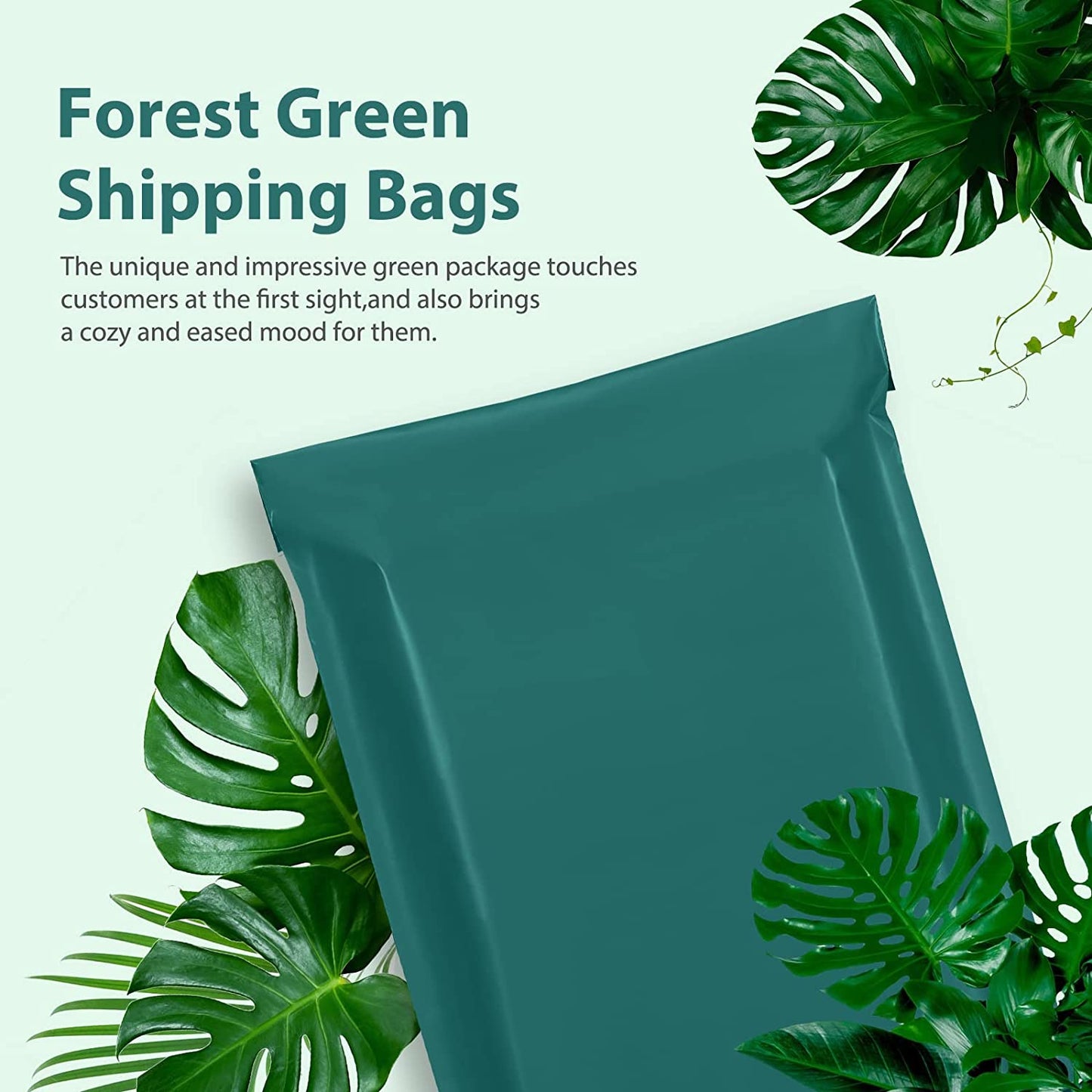 10x13 Poly Mailer Envelope Shipping Bags | Forest Green