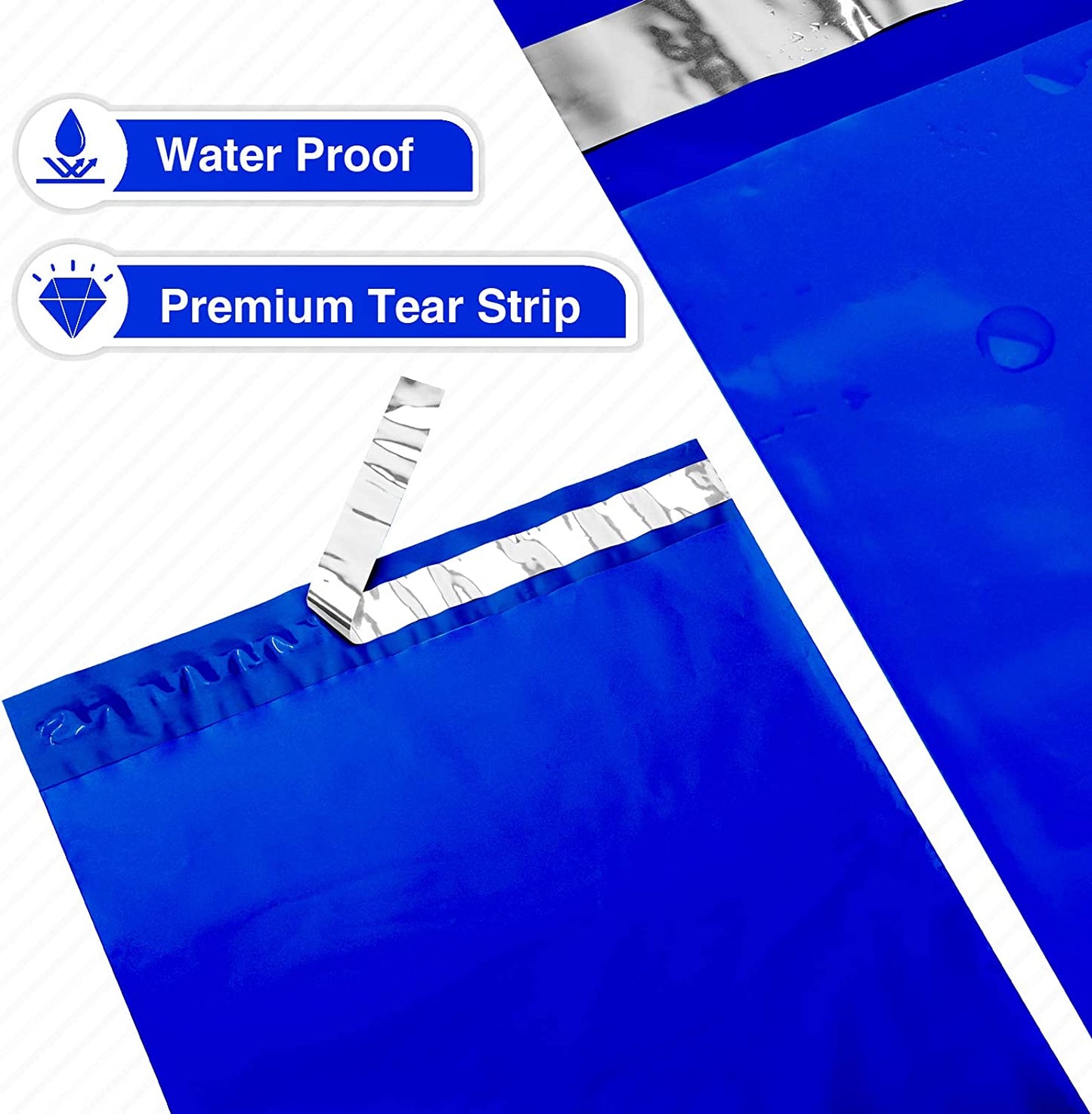 10x13 Poly Mailer Envelope Shipping Bags | Royal Blue
