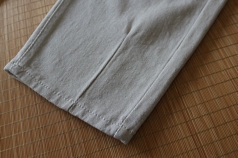 High waist harem denim trousers