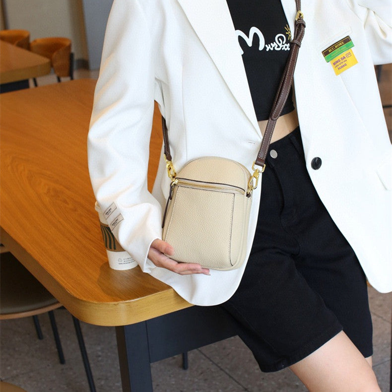 Niche Fashion Coin Purse Genuine Leather