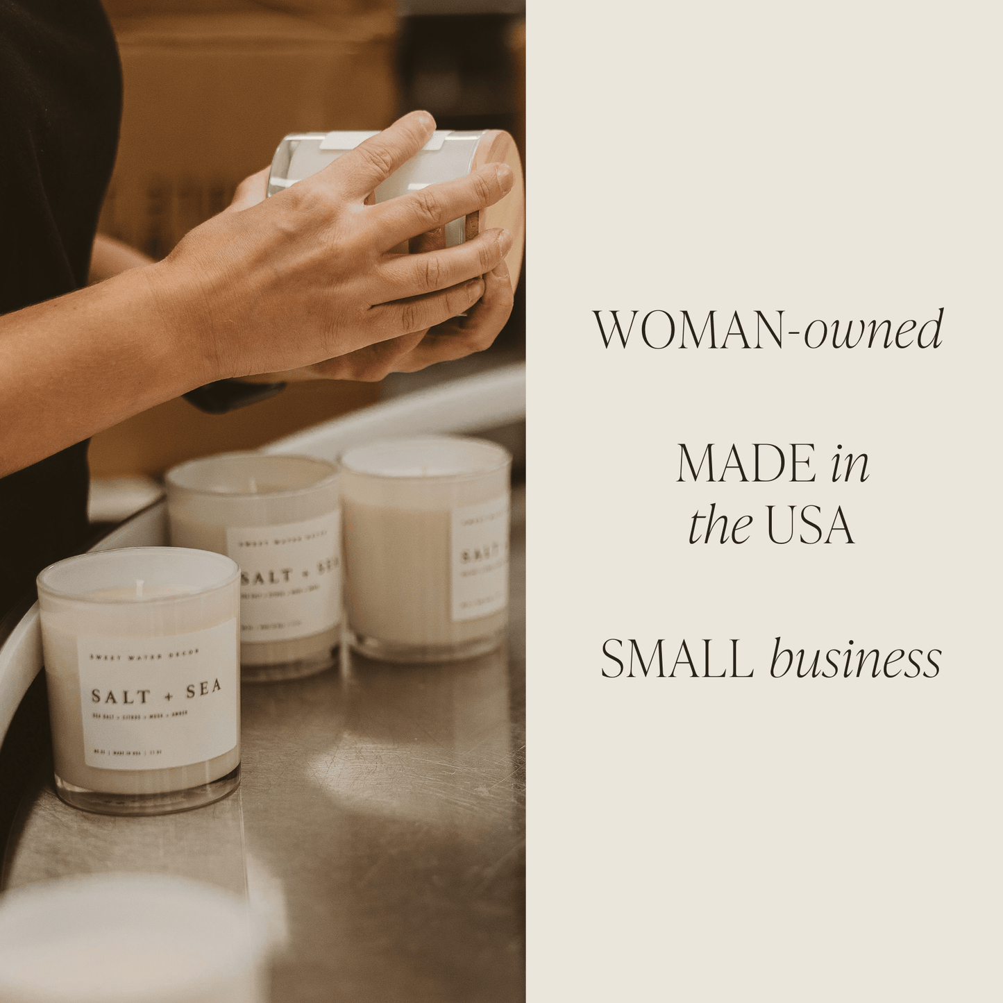Hello Fall Soy Candle - White Jar - 11 oz