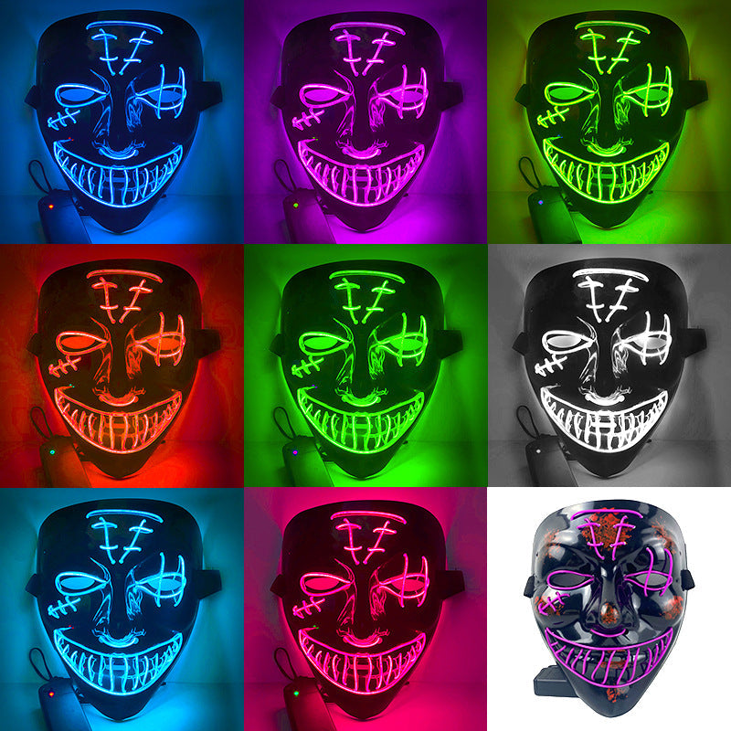 Cold Light Halloween Mask Led Luminous