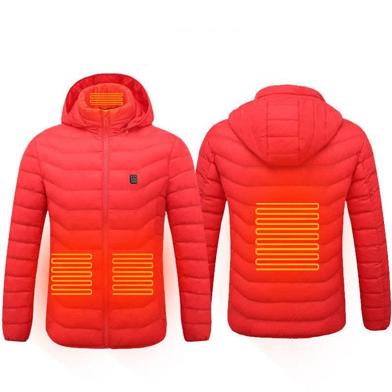 USB Electric Heated Jacket, 3+2 Heating Zone Cover The Upper Body