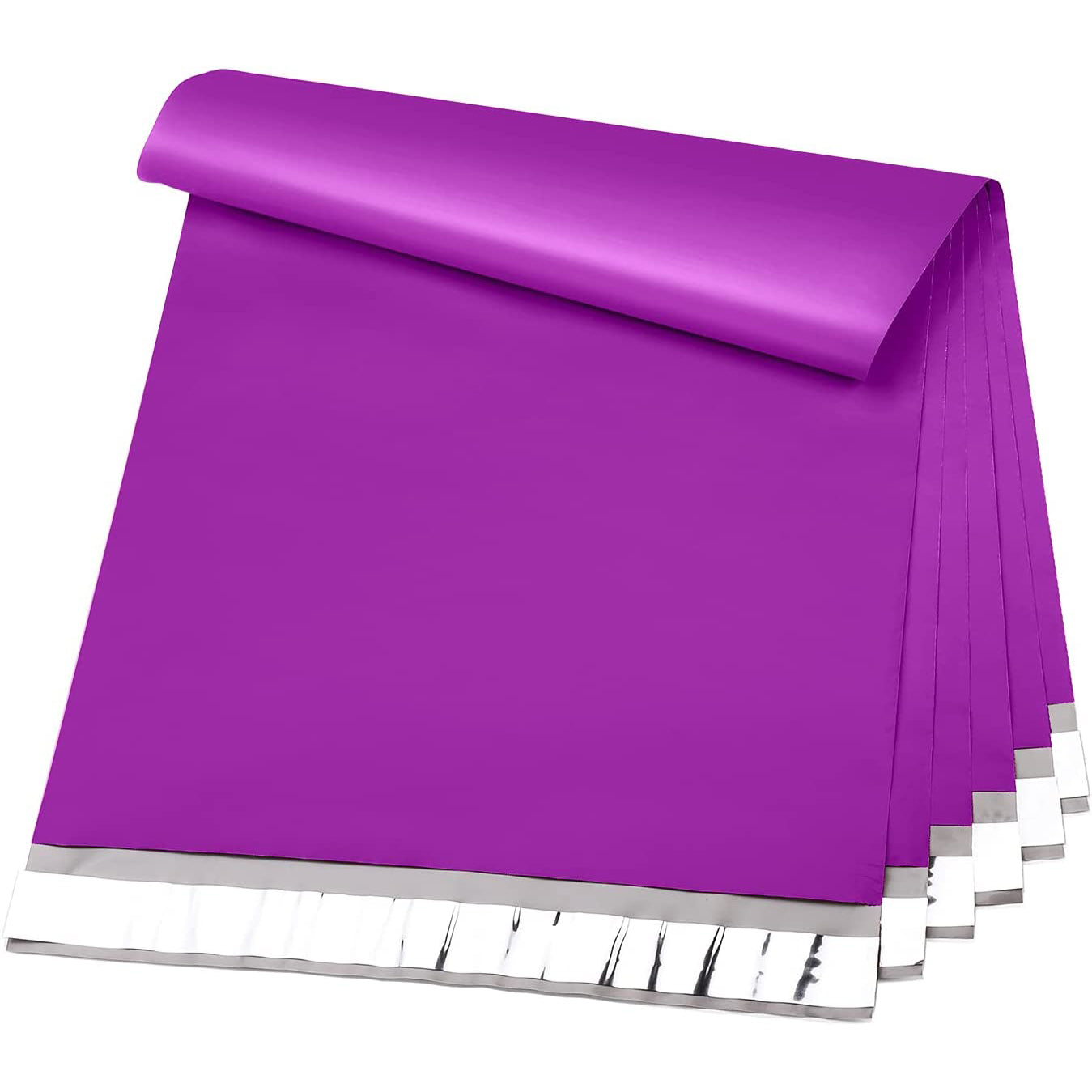12x15.5 Poly Mailer Envelope Shipping Bags | Purple
