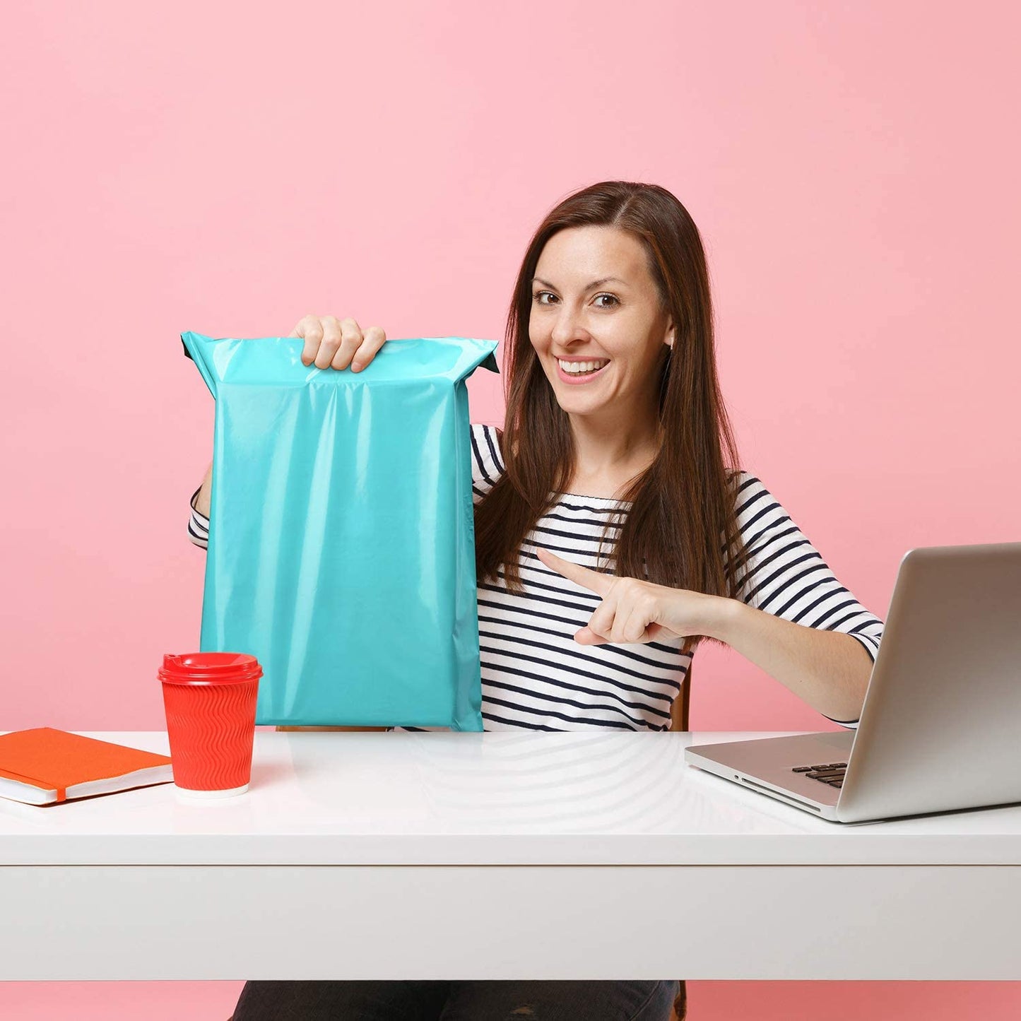 12x15.5 Poly Mailer Envelope Shipping Bags | Teal