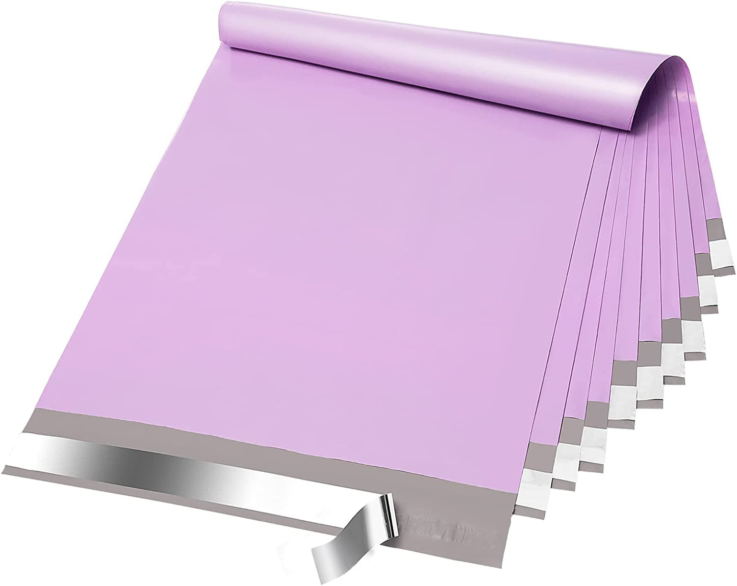12x15.5 Poly Mailer Envelope Shipping Bags | Light Purple