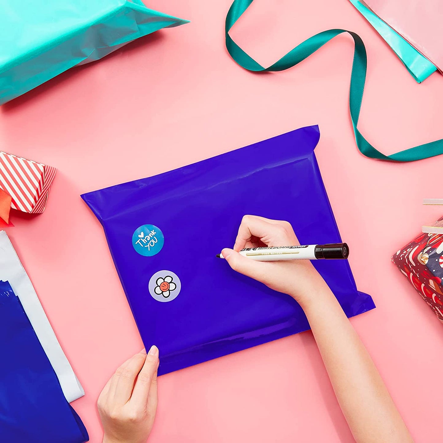 12x15.5 Poly Mailer Envelope Shipping Bags | Royal Blue