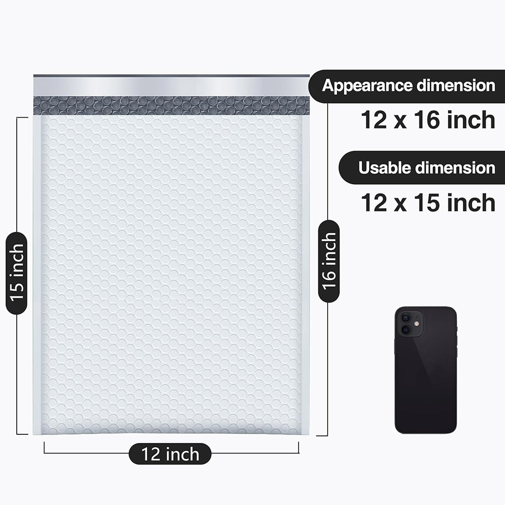 12x16 Bubble Mailer | Usable Size 12x15"