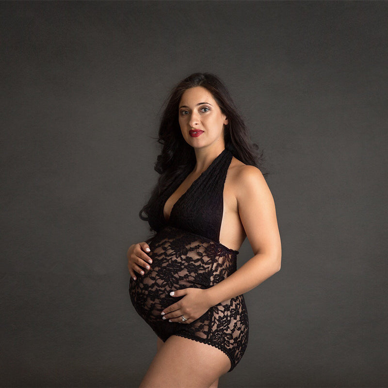 New Style Sexy Lingerie Sexy hanging neck lace backless maternity