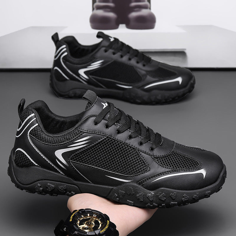 2026 Summer New Wide Toe Box German Trainer Shoes For Men, Breathable Mesh Casual Sneakers, Trendy Outdoor Running Shoes For Teenagers