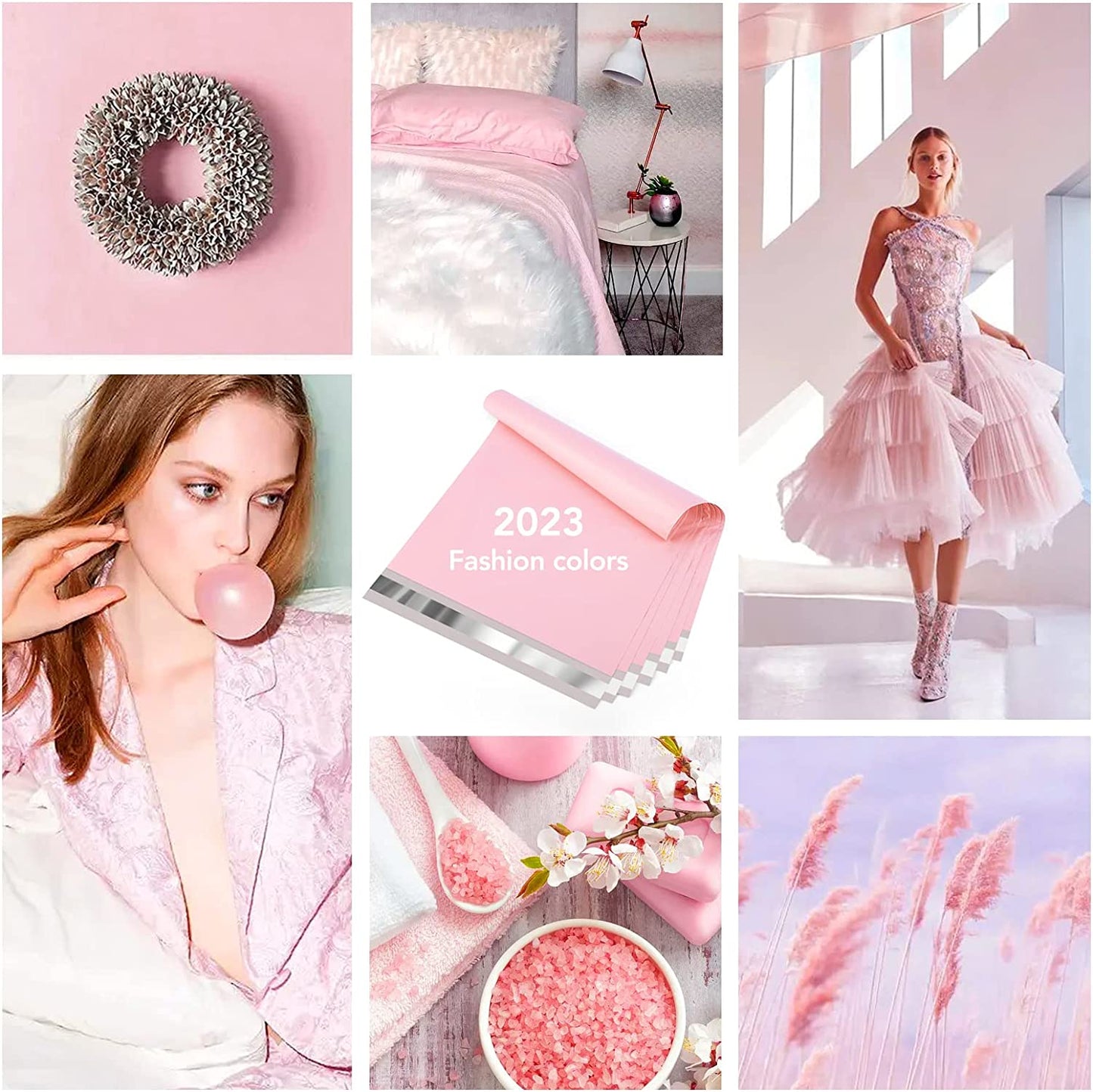 14.5x19 Poly Mailer Envelope Shipping Bags | Sakura Pink