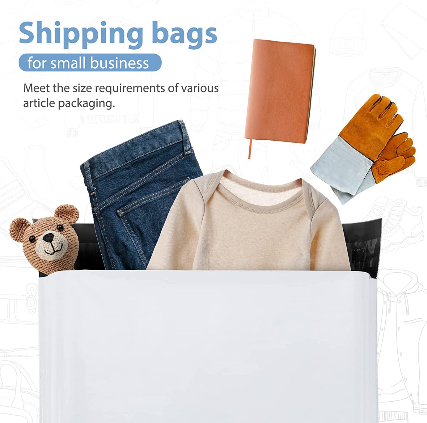 14.5x19 Inch Poly Mailers