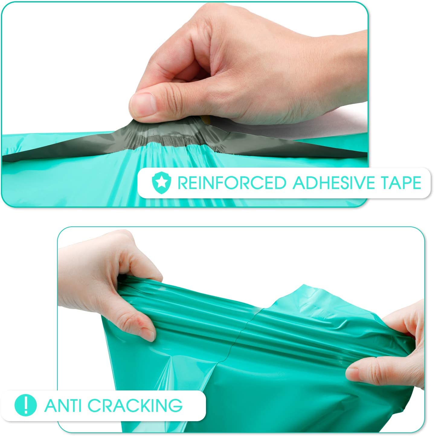 14.5x19 Poly Mailer Envelope Shipping Bags | Teal