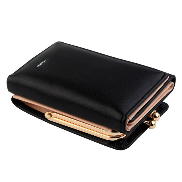 Foldable Pu Leather Female Coin Purse