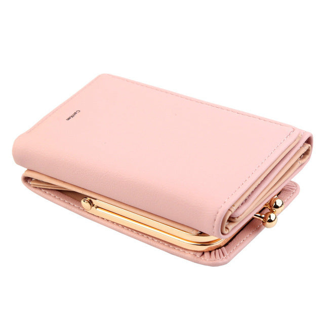 Foldable Pu Leather Female Coin Purse