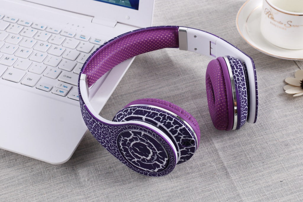 High Quality New Burst Universal Interface Foldable Headset Mobile Phone Headset With Microphone Color Fashion Headset