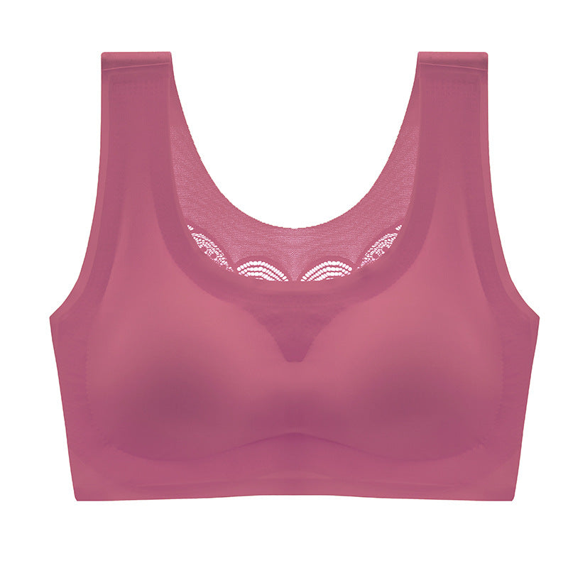 Women'S Plus Size Vest Style No Steel Ring Bra