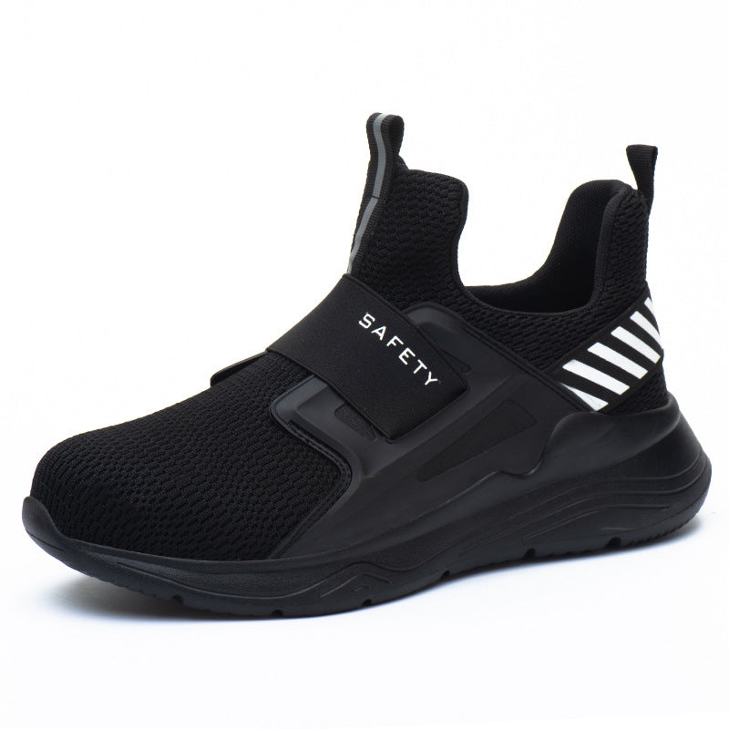 Cross-border Labor Insurance Shoes Steel Toe Cap Summer Breathable, Deodorant, Light, Smash-resistant And Stab-resistant Casual Shoes