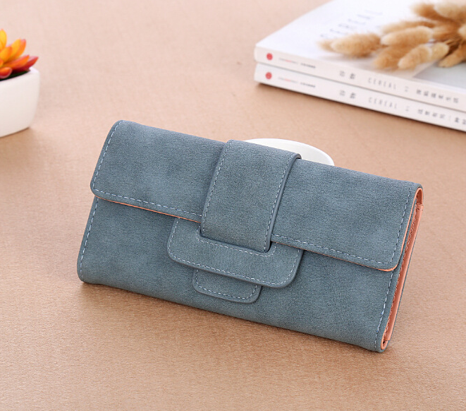 Female Suede Leather Purse