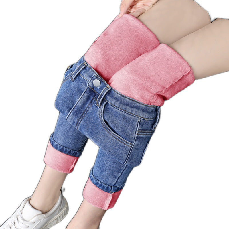 Women's thin and thick warm winter trousers