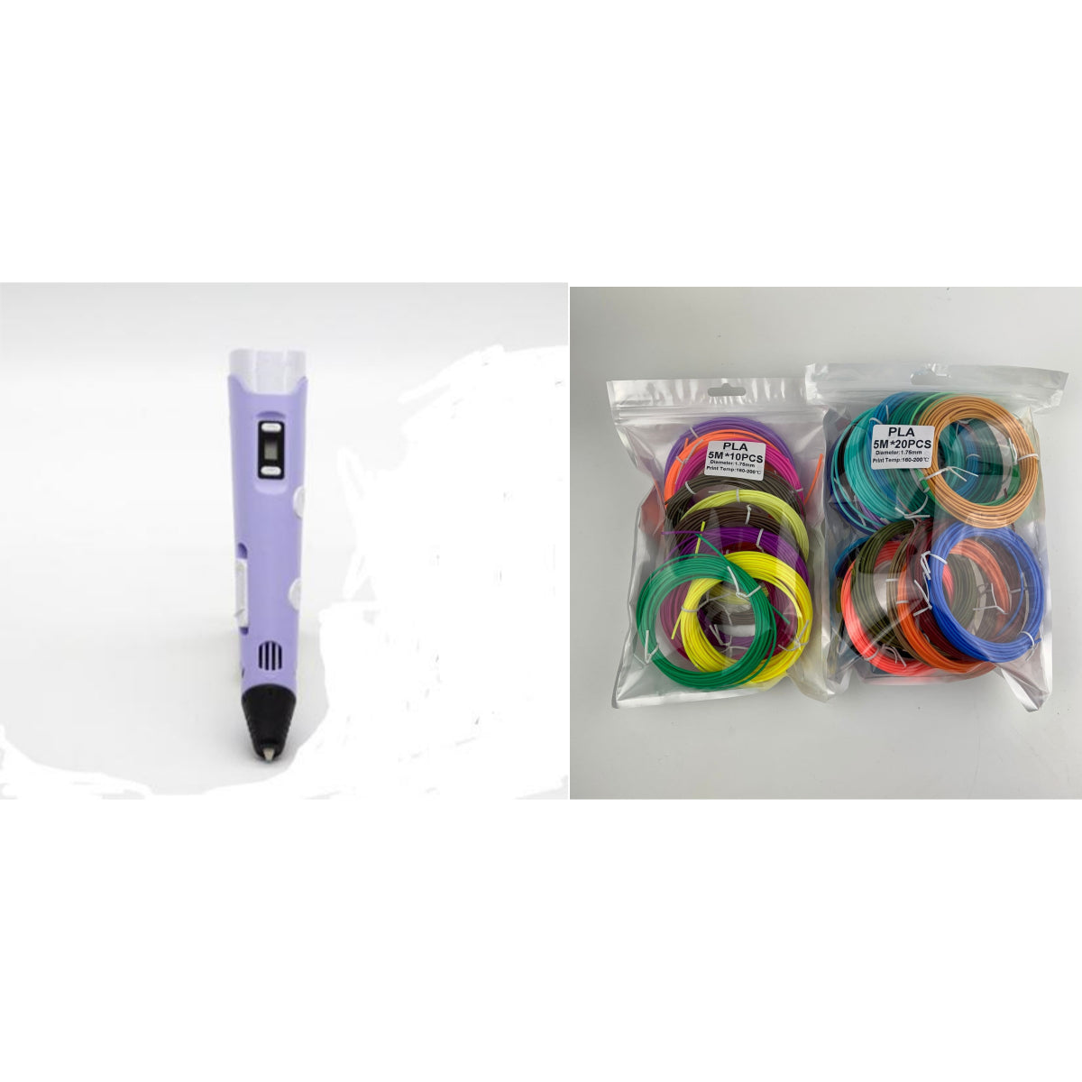 3D print pen 3D pen two generation graffiti 3D stereoscopic paintbrush children puzzle painting toys
