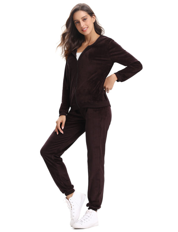 Casual/ Comfortable And Stylishwomen'S Velvet Suit