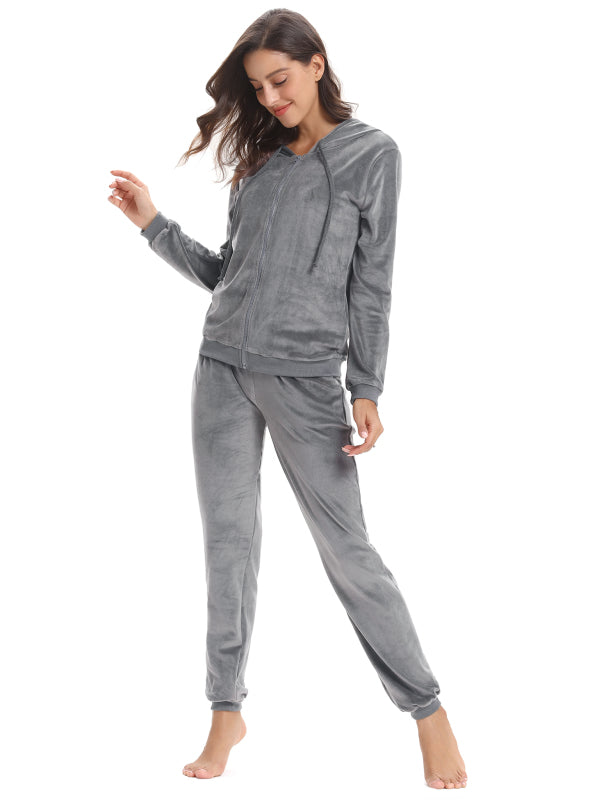 Casual/ Comfortable And Stylishwomen'S Velvet Suit