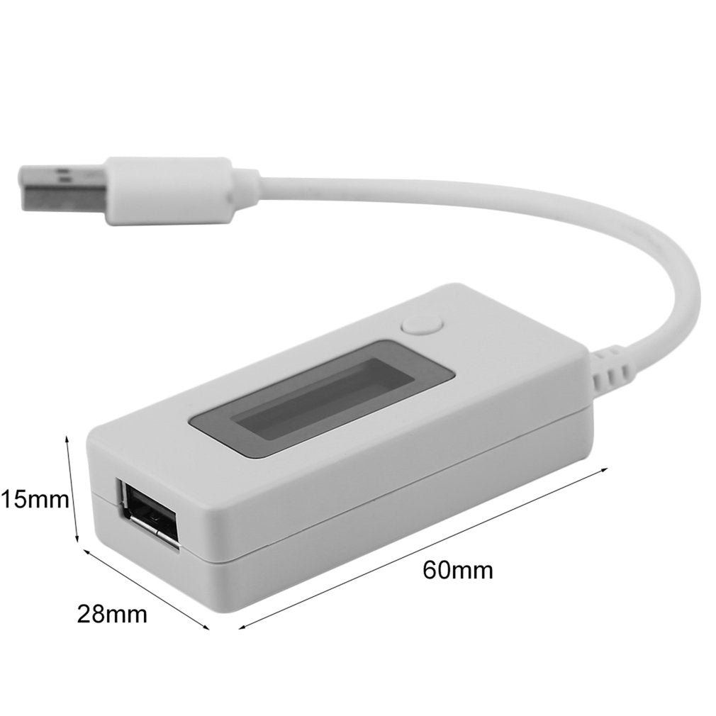 USB current and voltmeter detector