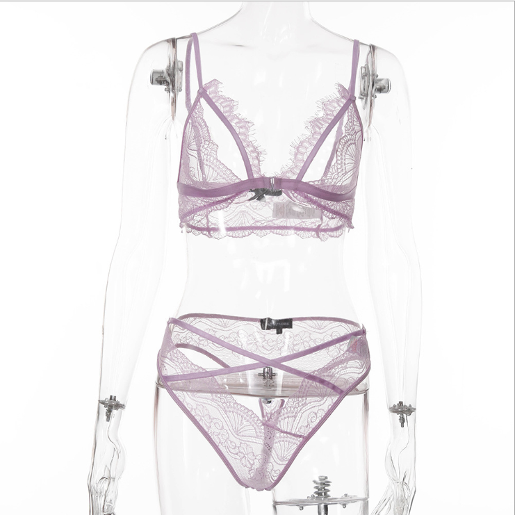 European and American sexy hot-selling lace lingerie set