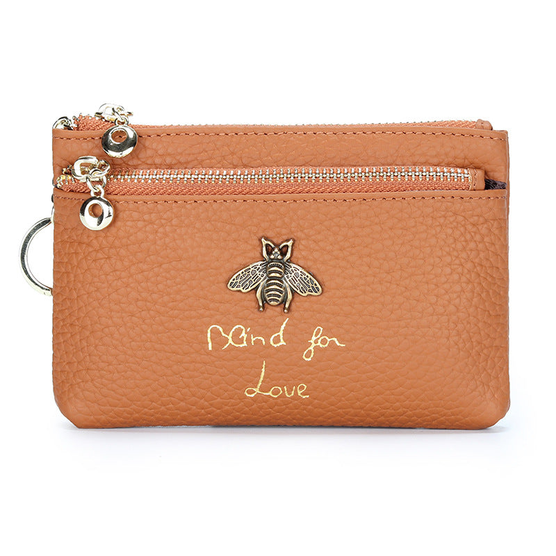 Little bee zipper coin purse