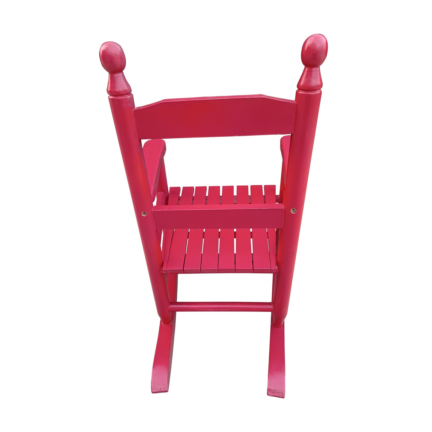 Children's rocking red chair- Indoor or Outdoor -Suitable for kids-Durable Solid Wood