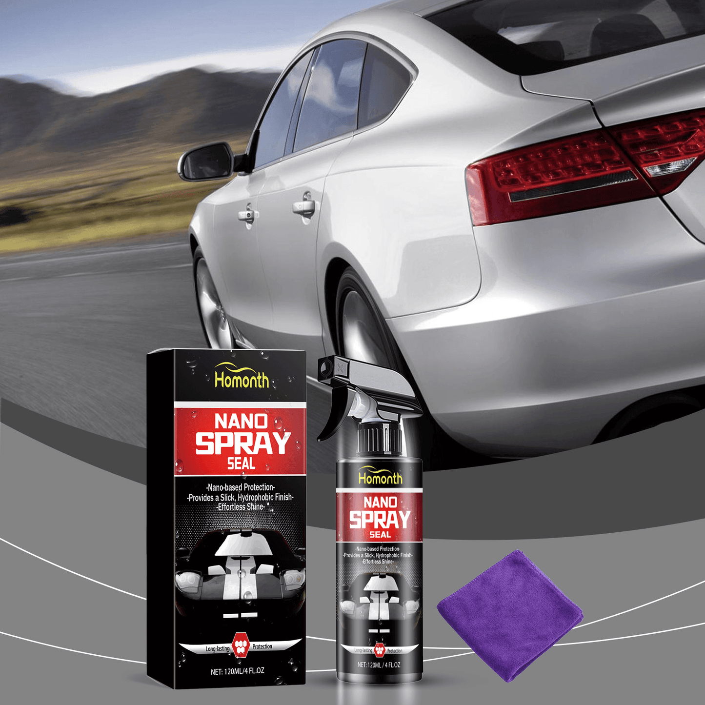 Premium Nano Coating Car Polish Spray 500ml