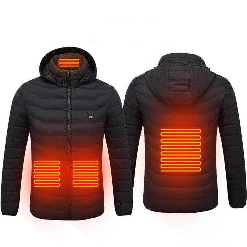 USB Electric Heated Jacket, 3+2 Heating Zone Cover The Upper Body