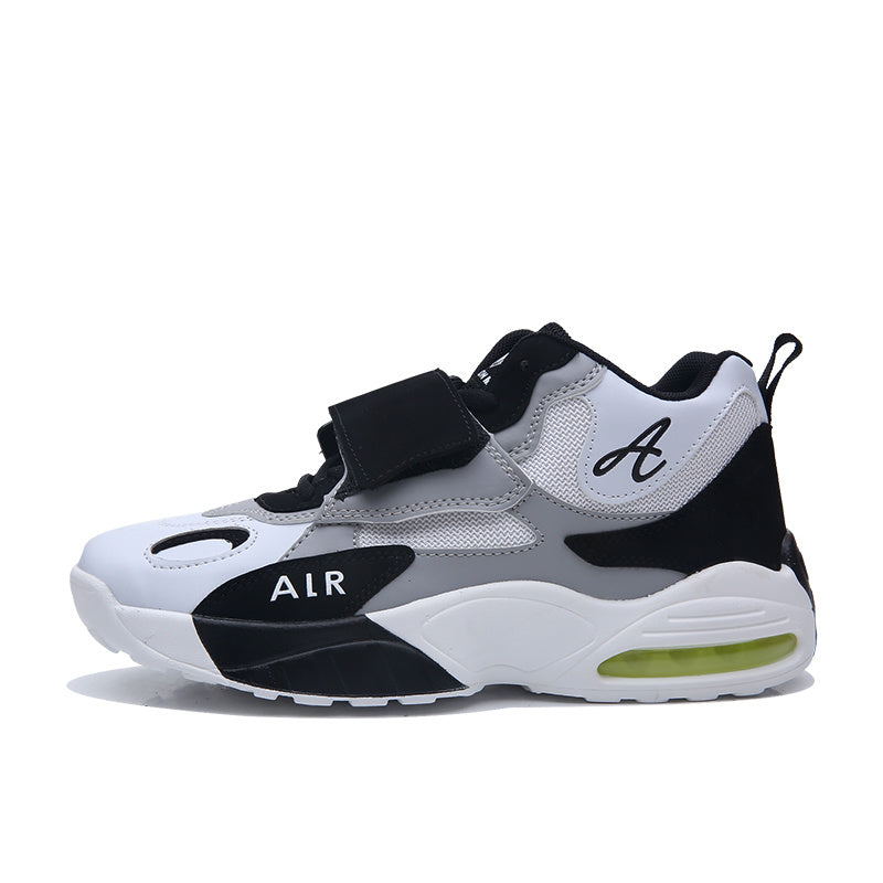 Middle cut basketball shoes
