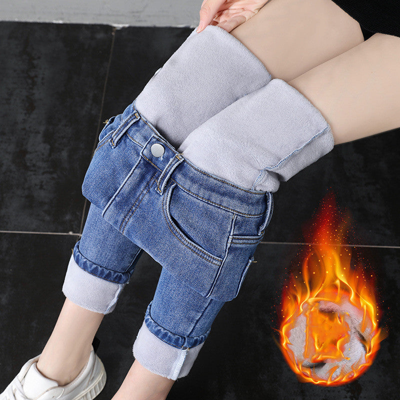 Women's thin and thick warm winter trousers