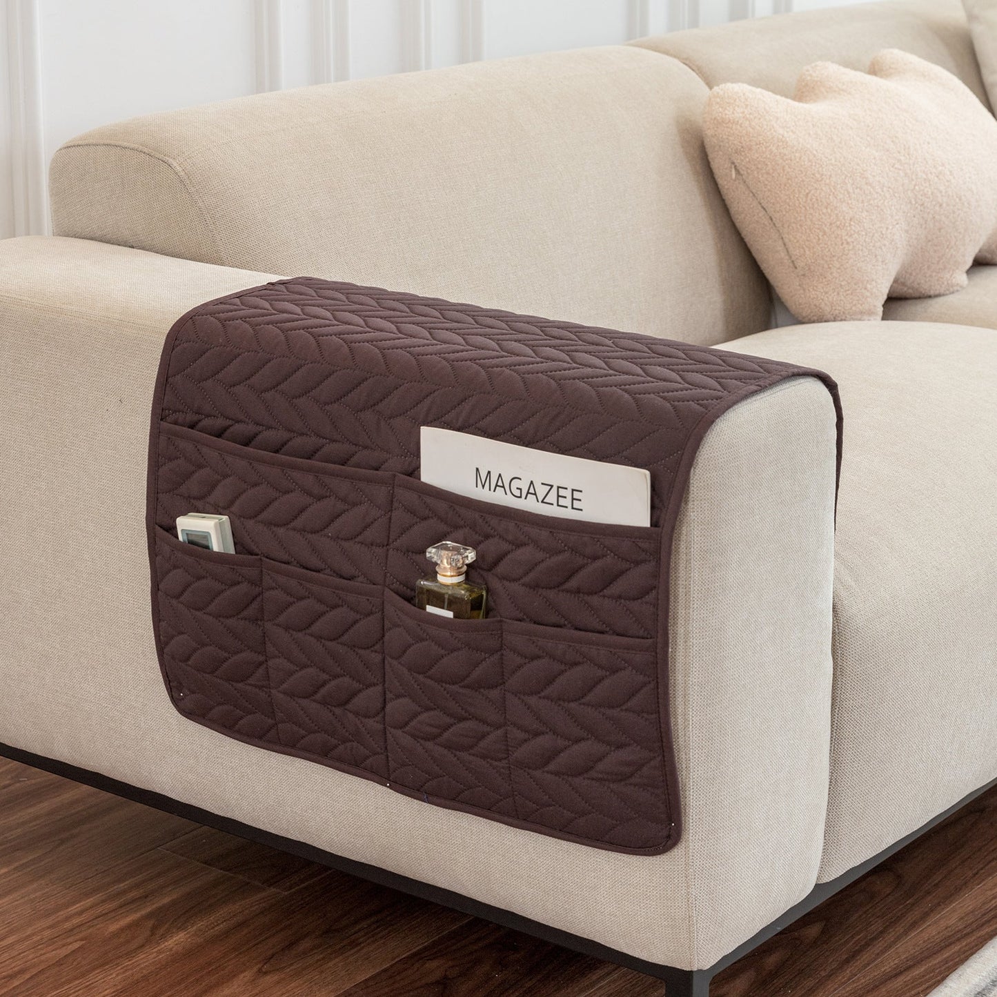 With Storage Pocket Sofa Hand Towel Magazine Management Bag