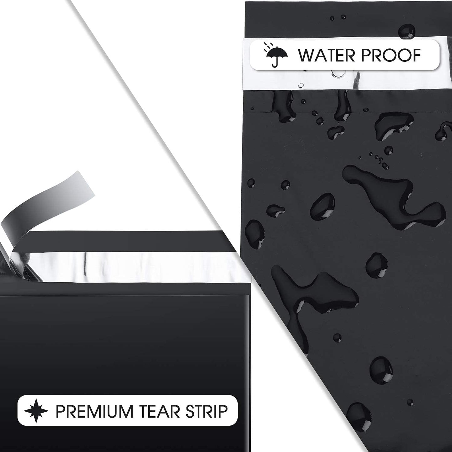 19x24 Poly Mailer Envelope Shipping Bags | Black