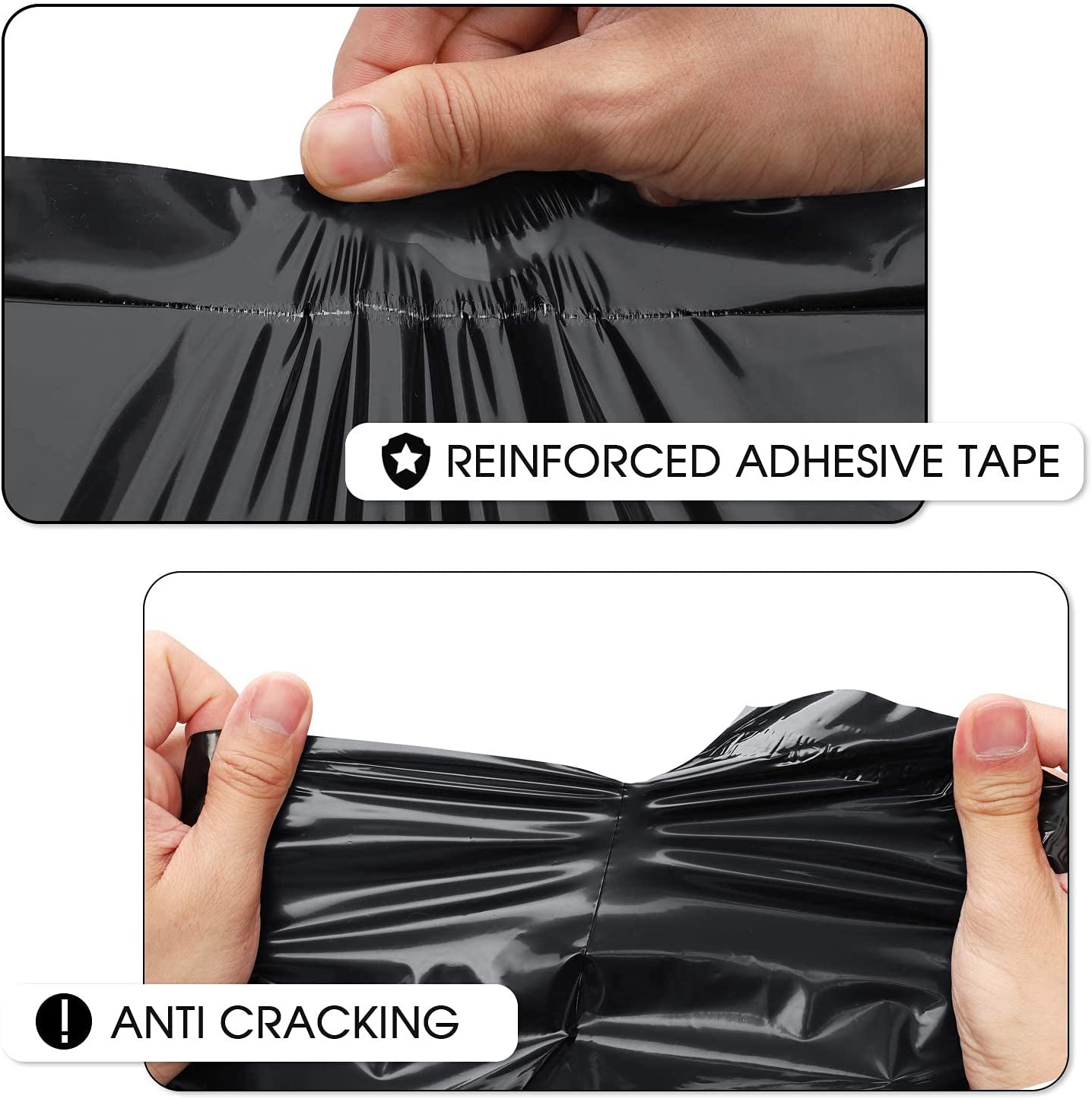19x24 Poly Mailer Envelope Shipping Bags | Black