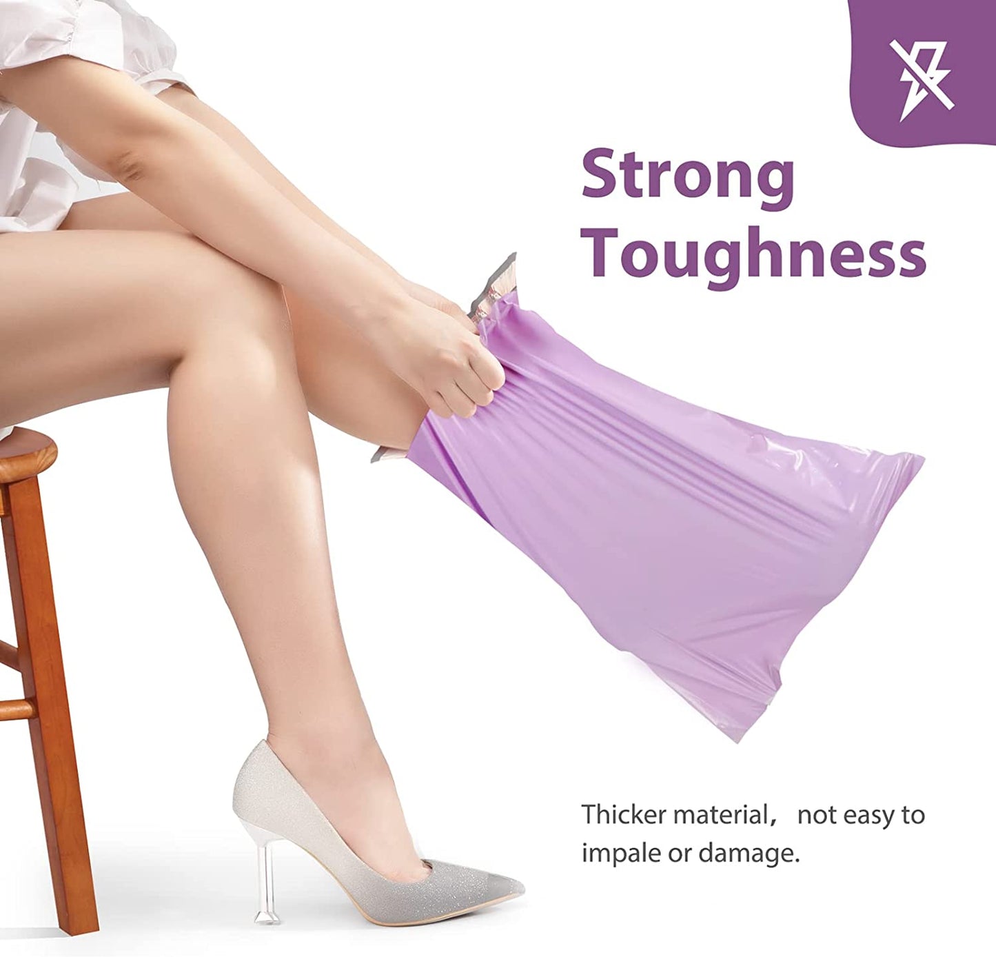 19x24 Poly Mailer Envelope Shipping Bags | Light Purple