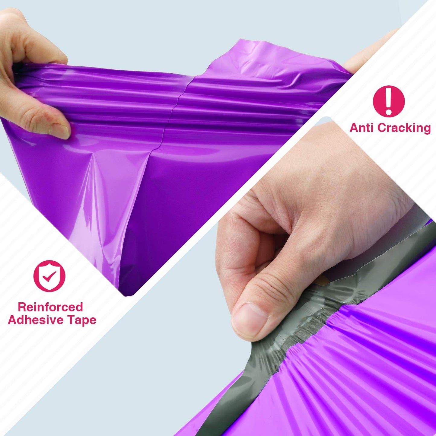 19x24 Poly Mailer Envelope Shipping Bags | Purple