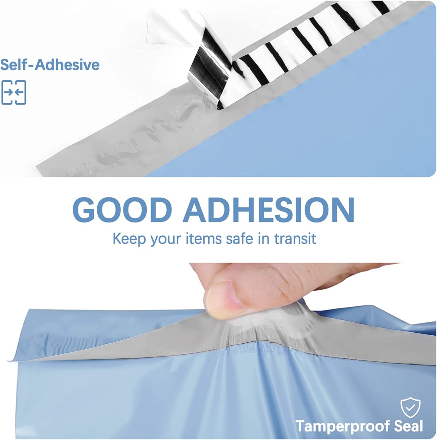 19x24 Poly Mailer Envelope Shipping Bags | Haze Blue