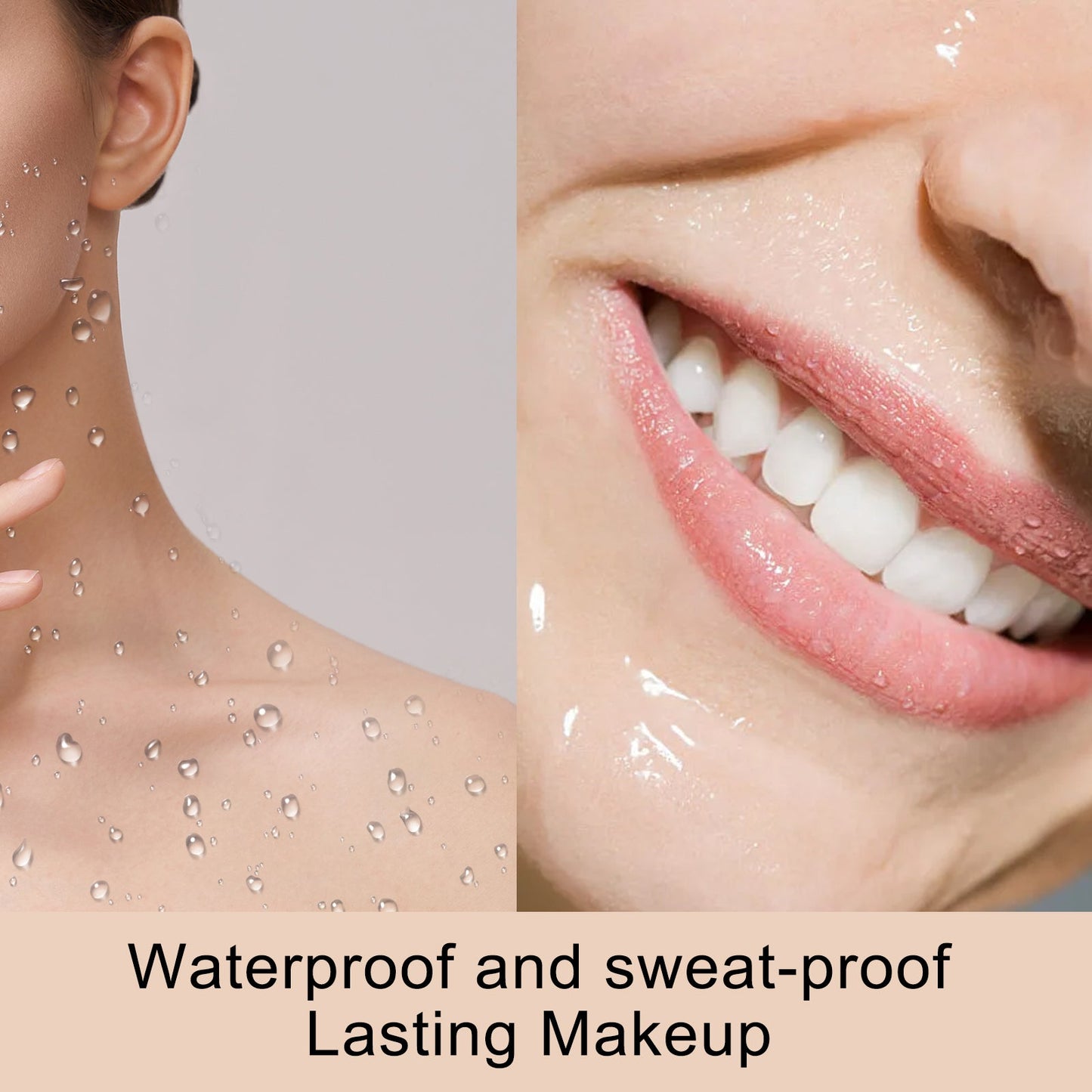Tattoo Concealer, Waterproof Brightening Cover Tattoo Scars Birthmark Invisible Two-Tone Concealer