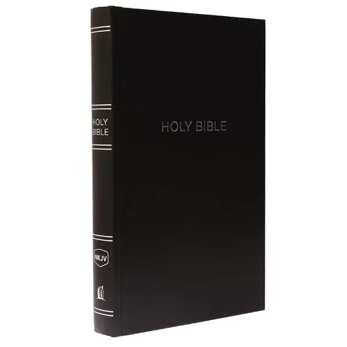 NKJV, Pew Bible, Hardcover, Black, Red Letter Edition