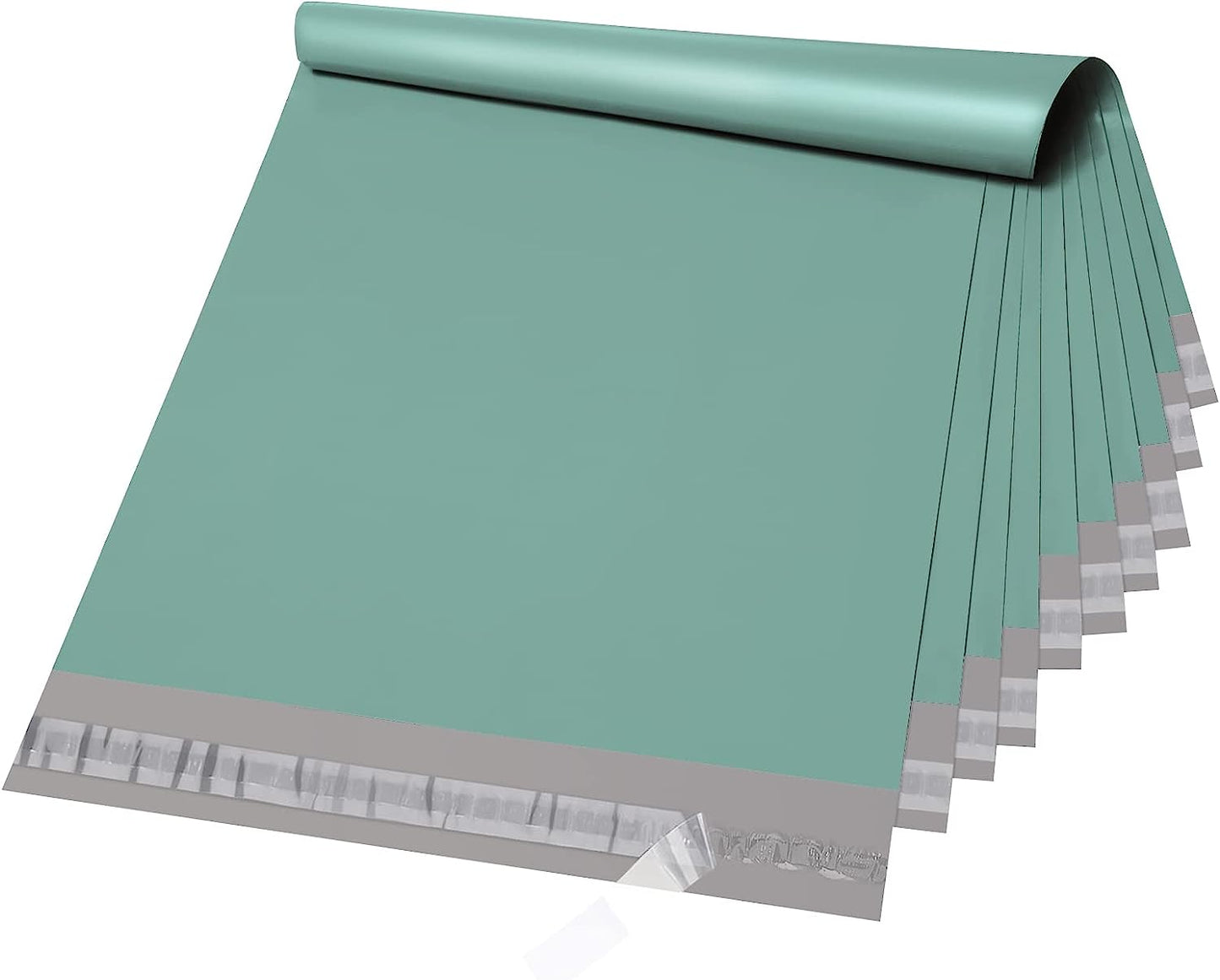 14.5x19 Poly Mailer Envelope Shipping Bags | Grayed Jade Green