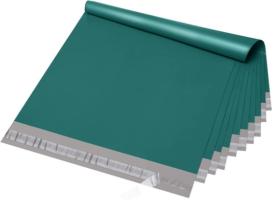 24x24 Poly Mailer Envelope Shipping Bags | Forest Green