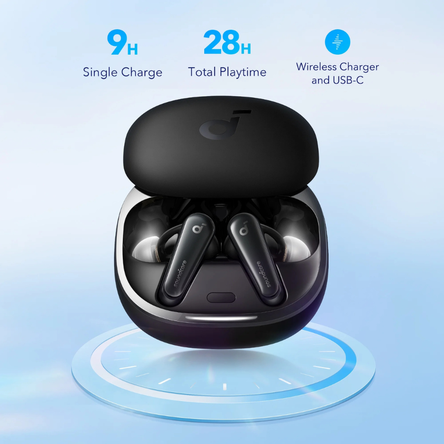 Soundcore by Anker- Liberty 4 SE Earbuds True Wireless ACAA Headphones Black (NEW)