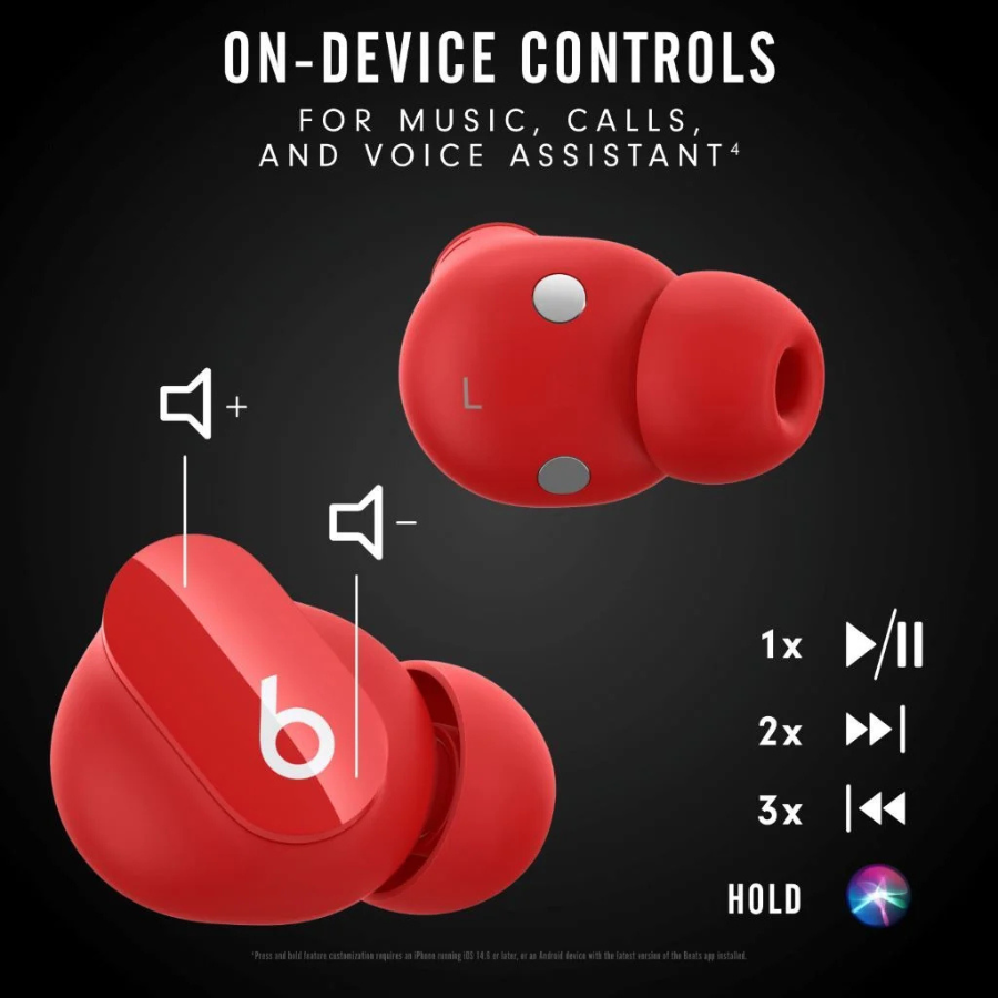 Beats Studio Buds Wireless Bluetooth Earbud Headphones Red (NEW)